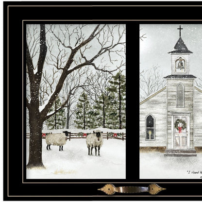 I Heard the Bells on Christmas Day 2 Black Framed Print Wall Art HomeRoots