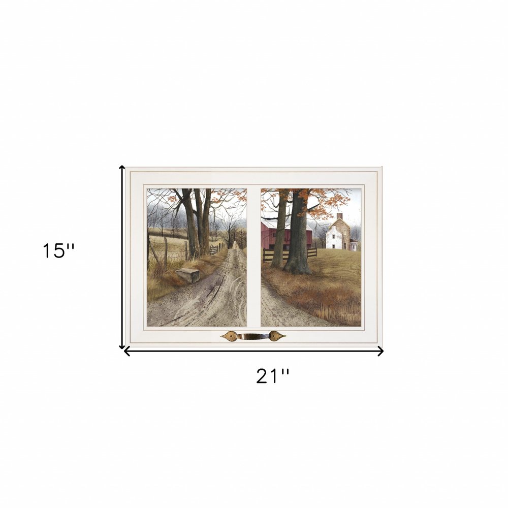 The Road Home 6 White Framed Print Wall Art — view 3