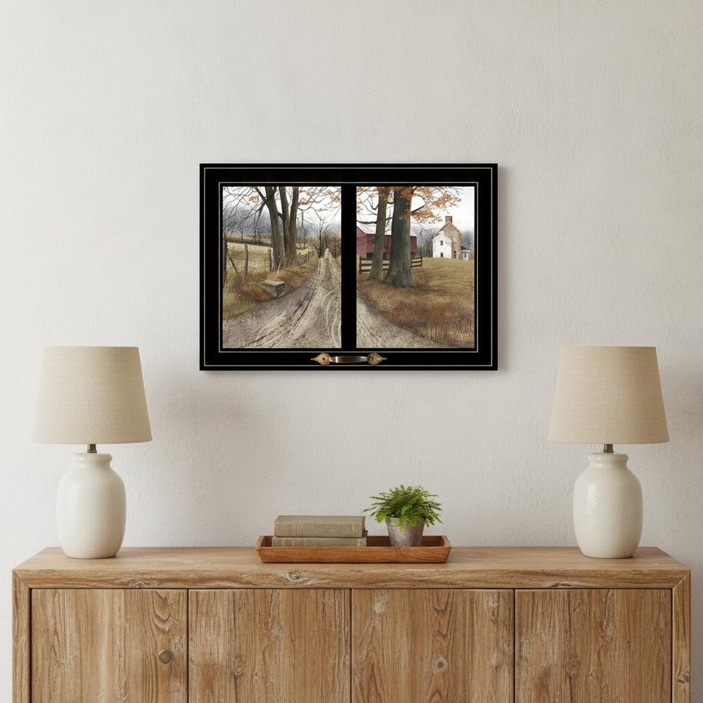 The Road Home 7 Black Framed Print Wall Art HomeRoots