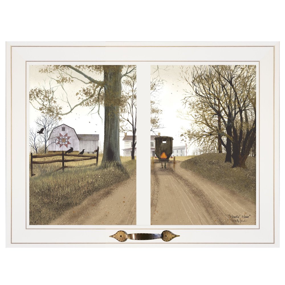 Heading Home 1 White Framed Print Wall Art HomeRoots