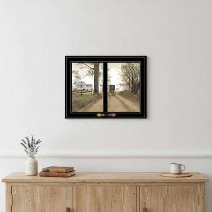 Heading Home 2 Black Framed Print Wall Art HomeRoots