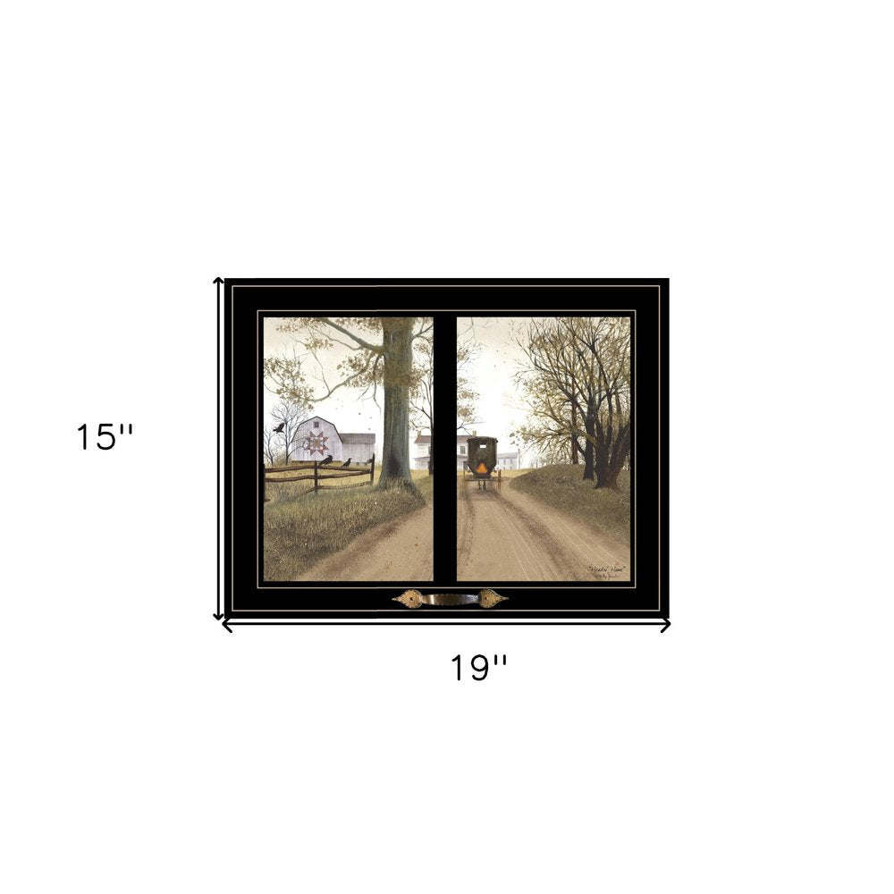 Heading Home 2 Black Framed Print Wall Art — view 9