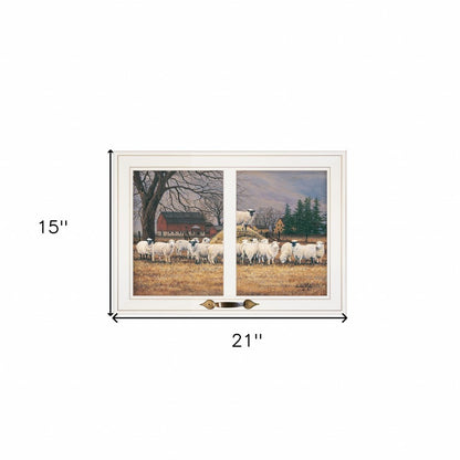 Wool Gathering 2 White Framed Print Wall Art HomeRoots