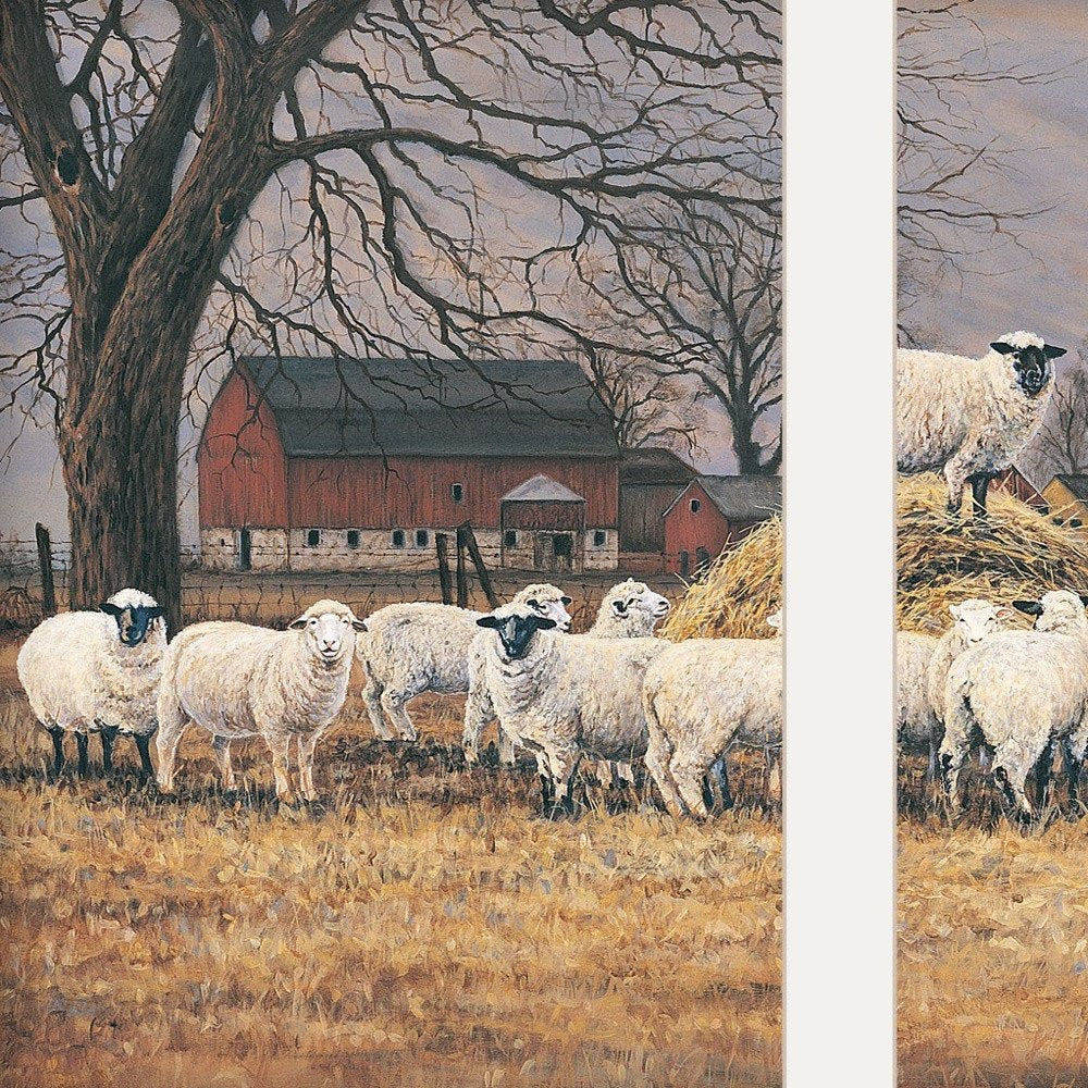 Wool Gathering 2 White Framed Print Wall Art — view 4
