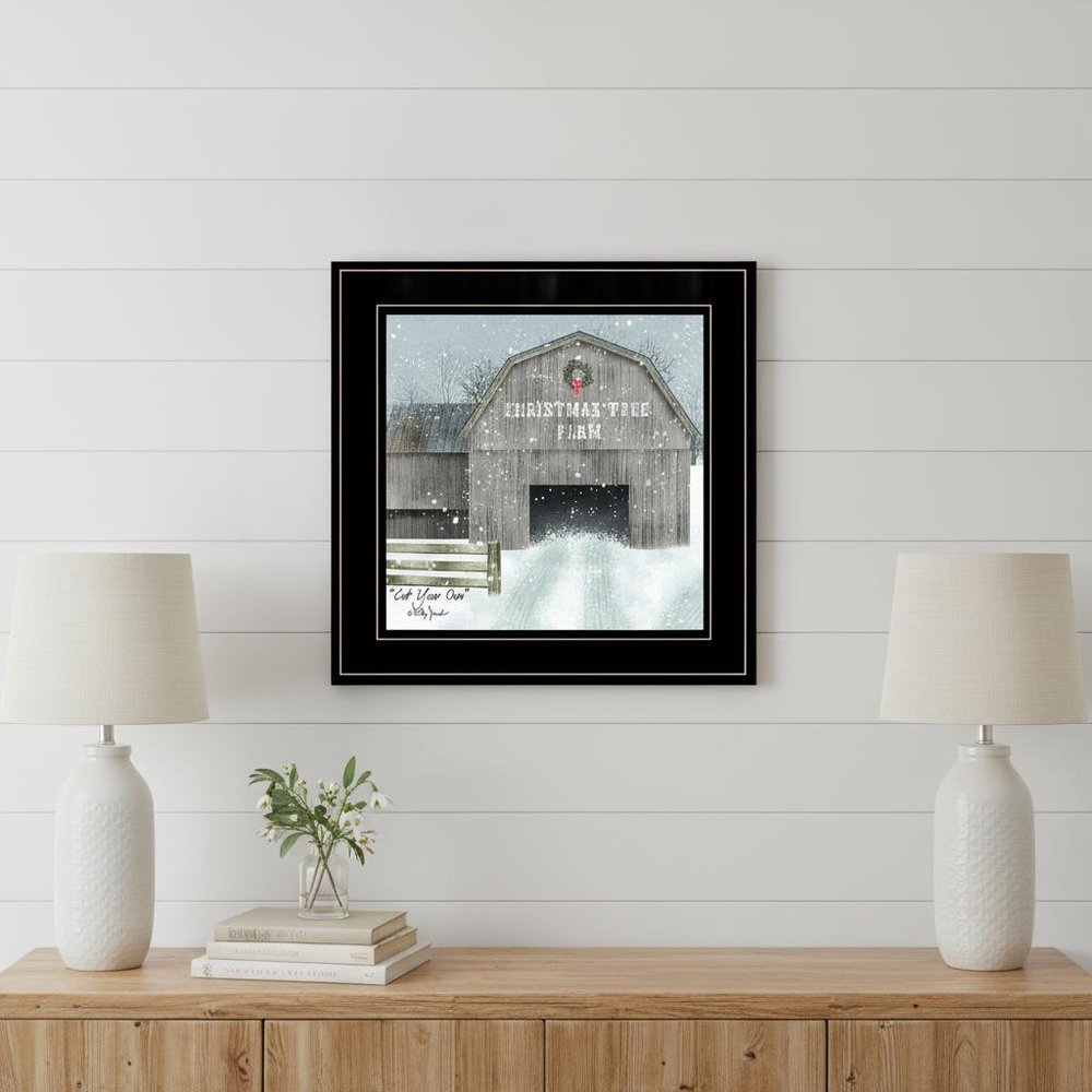 Cut Your Own 2 Black Framed Print Wall Art — view 1