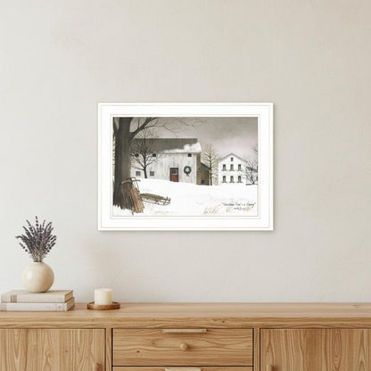 Christmas Time is coming 1 White Framed Print Wall Art HomeRoots