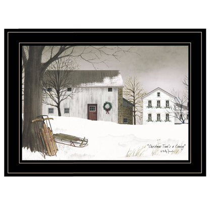 Christmas Time is coming 2 Black Framed Print Wall Art HomeRoots