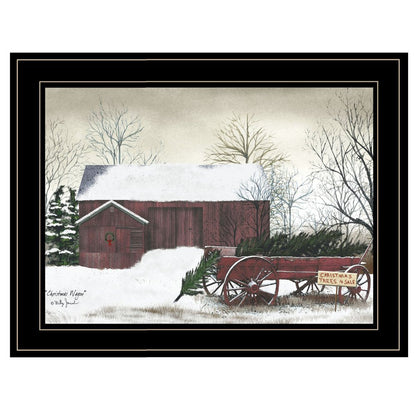 Christmas Wagon 2 Black Framed Print Wall Art HomeRoots