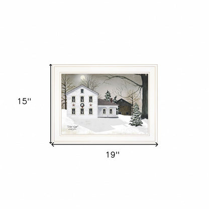 Silent Night 2 White Framed Print Wall Art HomeRoots