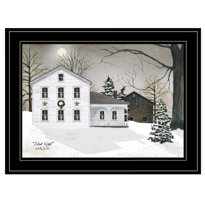 Silent Night 1 Black Framed Print Wall Art HomeRoots