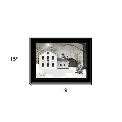 Silent Night 1 Black Framed Print Wall Art HomeRoots