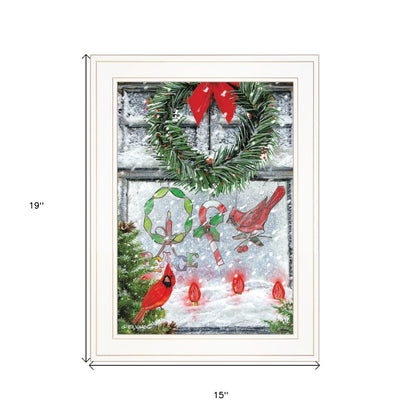 Christmas Peace 1 White Framed Print Wall Art HomeRoots