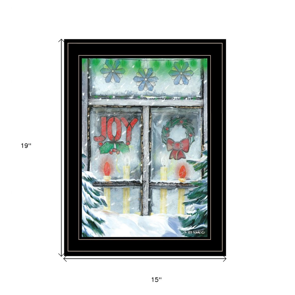 Christmas Joy 2 Black Framed Print Wall Art HomeRoots