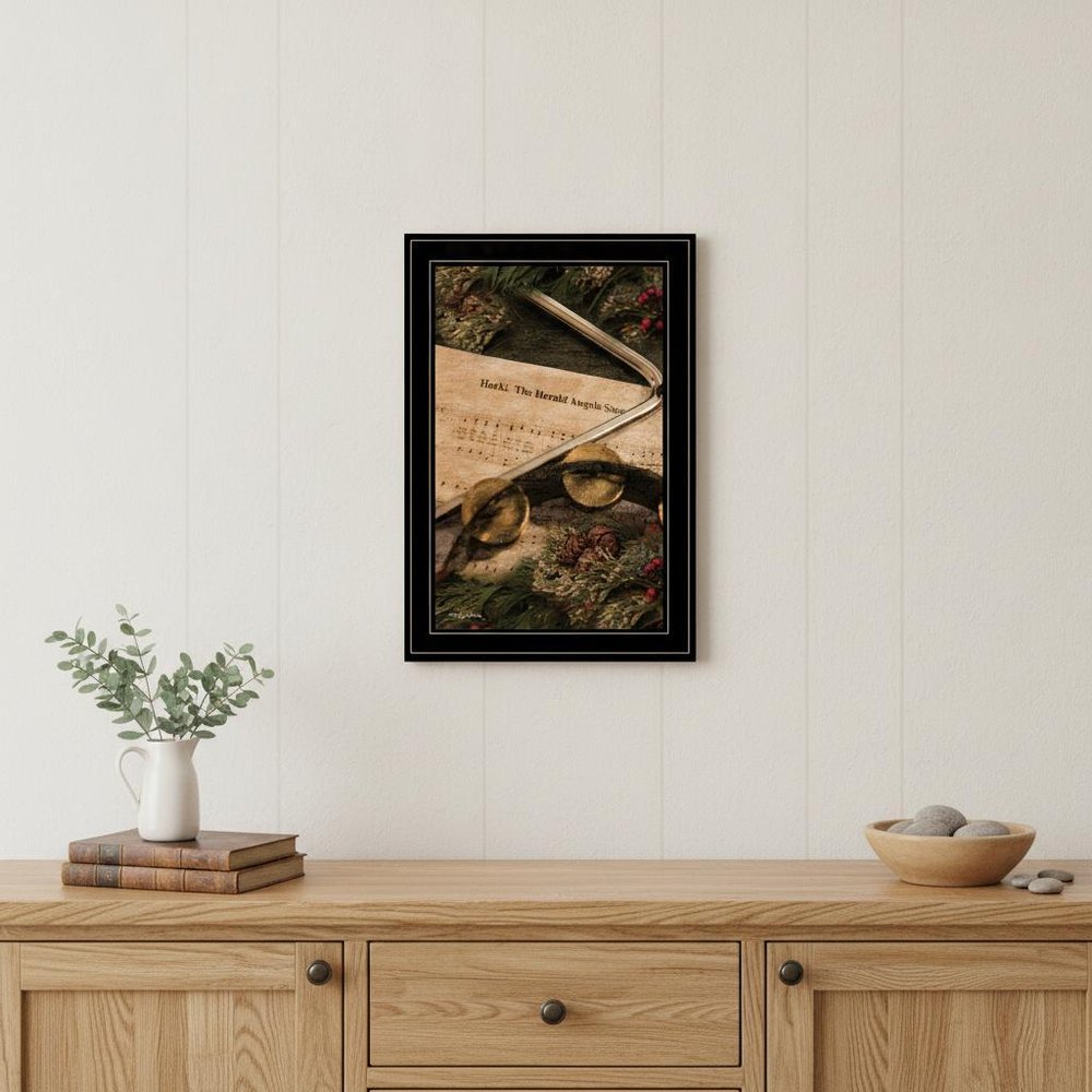 The Angels Sing 2 Black Framed Print Wall Art HomeRoots