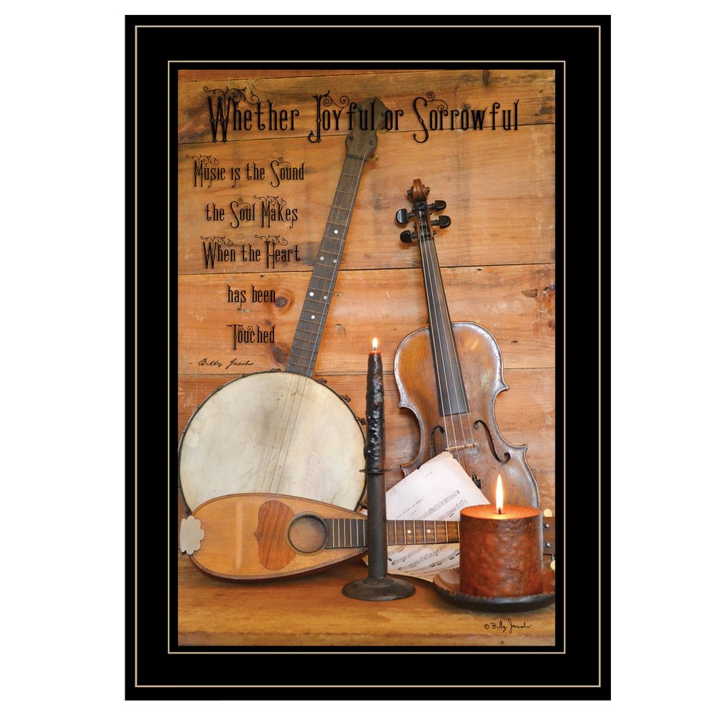 Music 10 Black Framed Print Wall Art — view 1