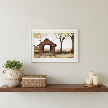 Bucks County Bridge 1 White Framed Print Wall Art HomeRoots