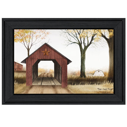 Bucks County Bridge 2 Black Framed Print Wall Art HomeRoots