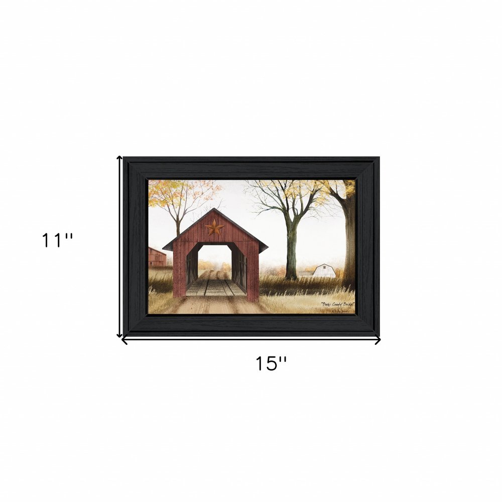 Bucks County Bridge 2 Black Framed Print Wall Art HomeRoots