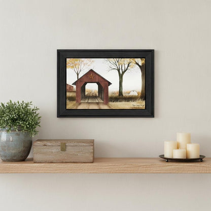 Bucks County Bridge 2 Black Framed Print Wall Art HomeRoots