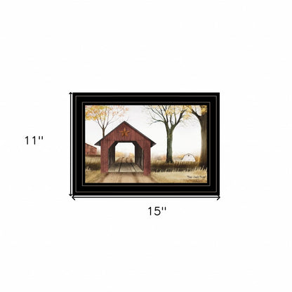 Bucks County Bridge 3 Black Framed Print Wall Art HomeRoots