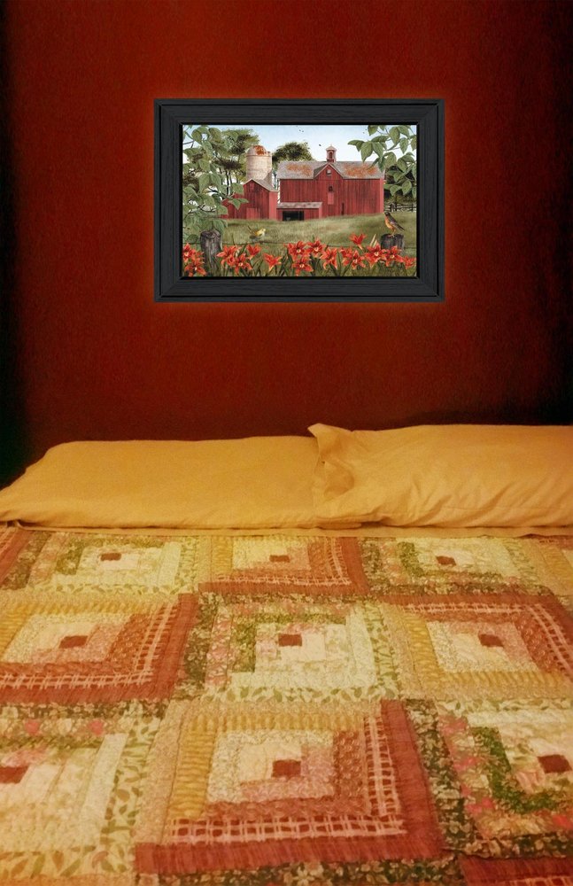 Summer Days 1 Black Framed Print Wall Art — view 2