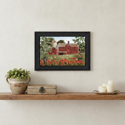 Summer Days 1 Black Framed Print Wall Art HomeRoots