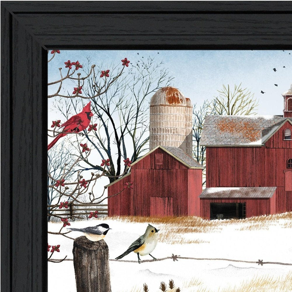Winter Friends 4 Black Framed Print Wall Art HomeRoots