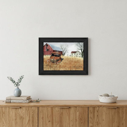 Granddads Old Truck 2 Black Framed Print Wall Art HomeRoots