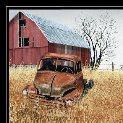 Granddads Old Truck 3 Black Framed Print Wall Art HomeRoots