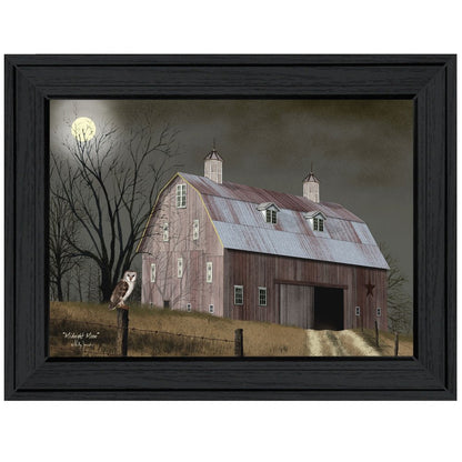 Midnight Moon 4 Black Framed Print Wall Art HomeRoots