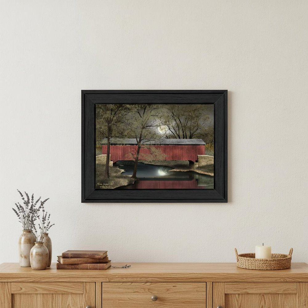 Warm Summers Eve 3 Black Framed Print Wall Art — view 8