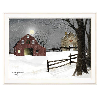 Light in the Stable 5 White Framed Print Wall Art HomeRoots