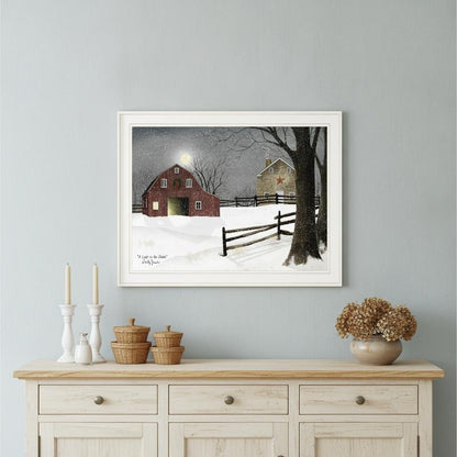 Light in the Stable 5 White Framed Print Wall Art HomeRoots