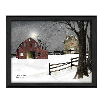 Light in the Stable 6 Black Framed Print Wall Art HomeRoots