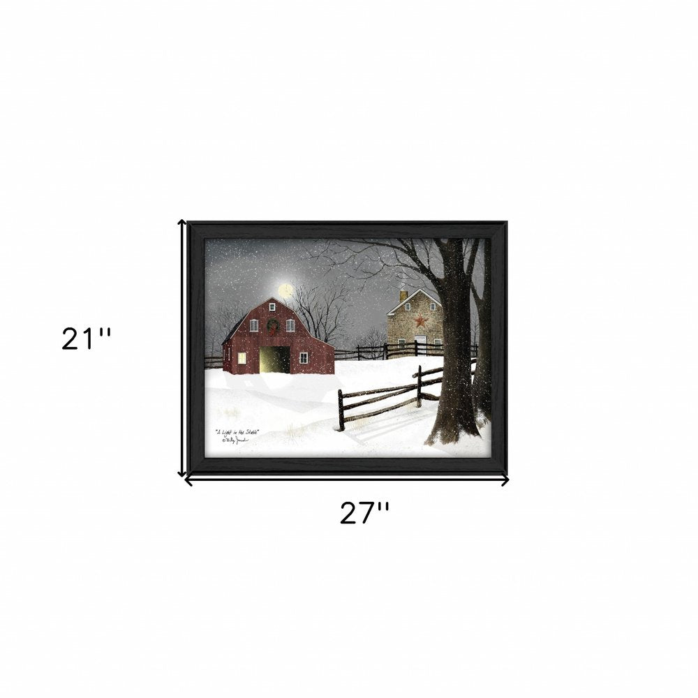 Light in the Stable 6 Black Framed Print Wall Art — view 4