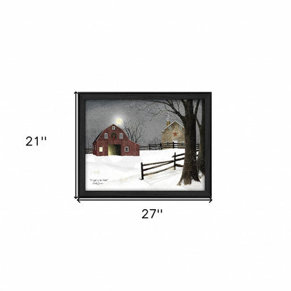 Light in the Stable 6 Black Framed Print Wall Art HomeRoots