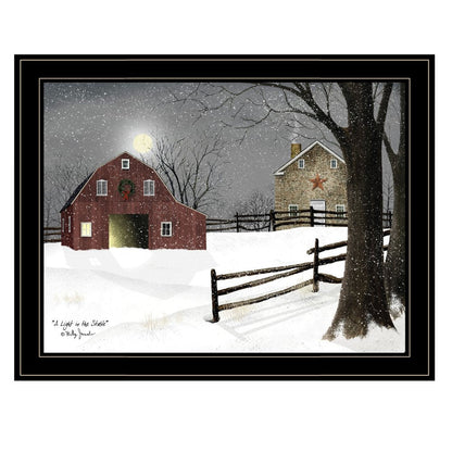 Light in the Stable 7 Black Framed Print Wall Art HomeRoots