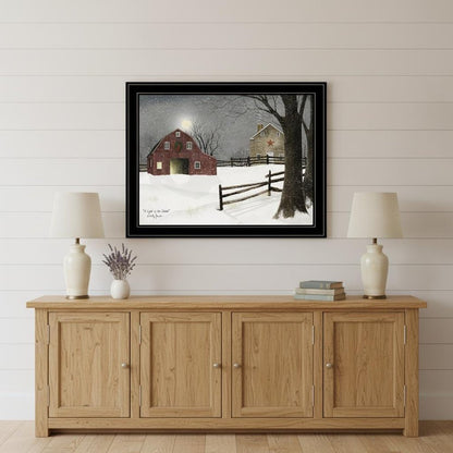 Light in the Stable 7 Black Framed Print Wall Art HomeRoots