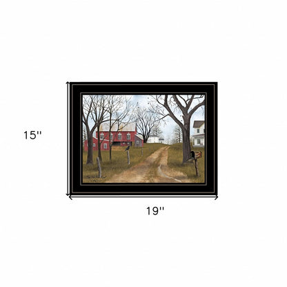 The Old Dirt Road 3 Black Framed Print Wall Art HomeRoots