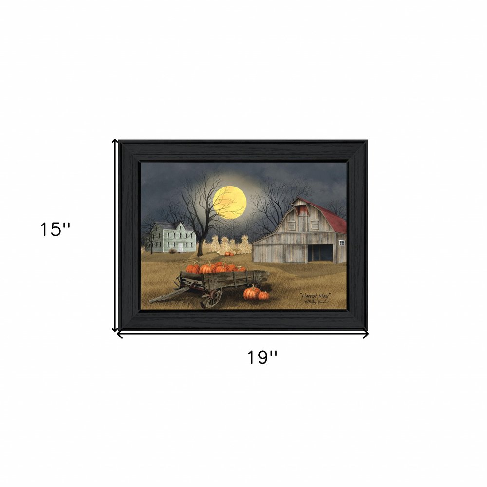 Harvest Moon 6 Black Framed Print Kitchen Wall Art — view 3