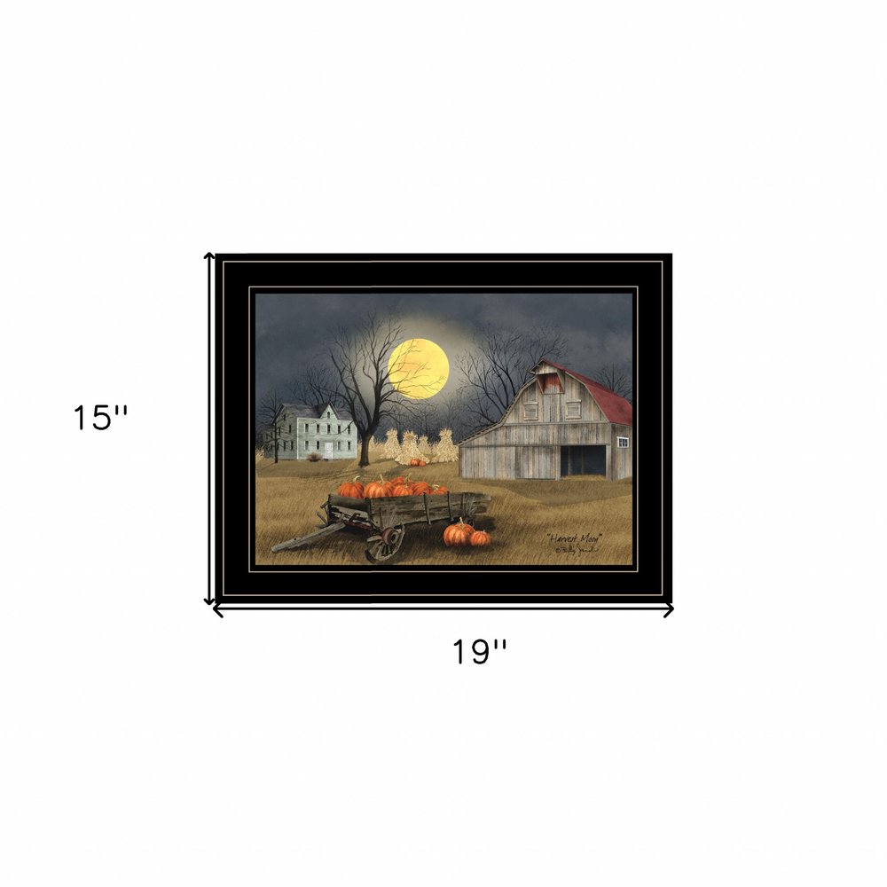 Harvest Moon 7 Black Framed Print Kitchen Wall Art — view 7