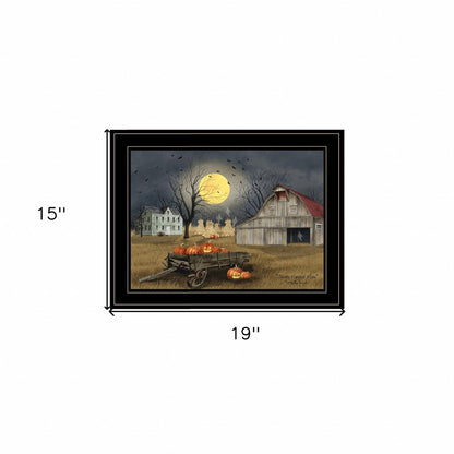 Spooky Harvest Moon 4 Black Framed Print Kitchen Wall Art HomeRoots