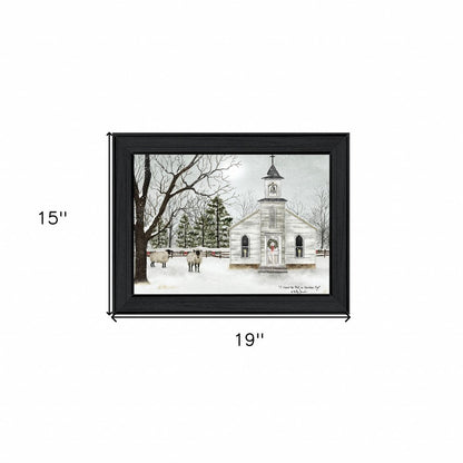 I Heard the Bells on Christmas 2 Black Framed Print Wall Art HomeRoots