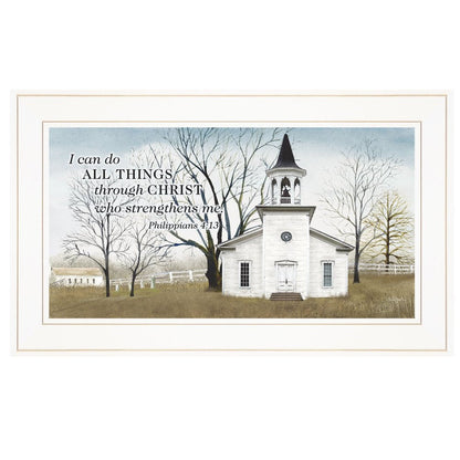 I Can Do All Things 2 White Framed Print Wall Art HomeRoots