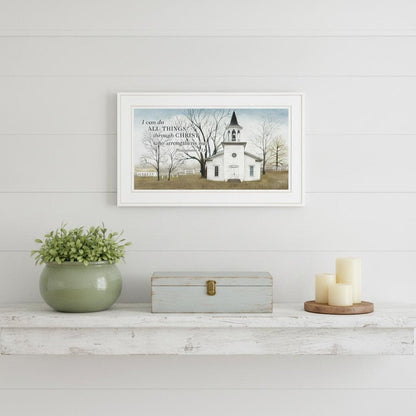 I Can Do All Things 2 White Framed Print Wall Art HomeRoots