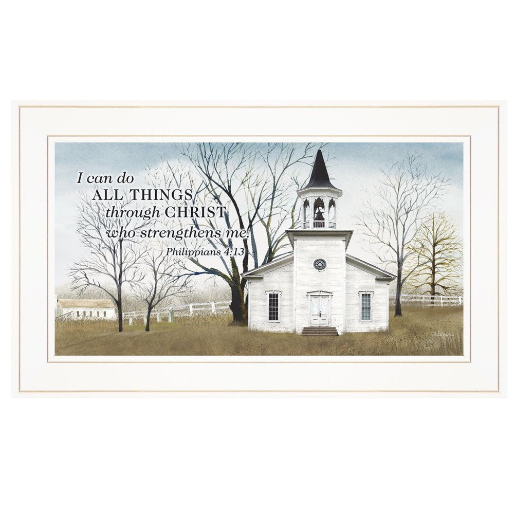 Amazing Grace 4 White Framed Print Wall Art — view 1
