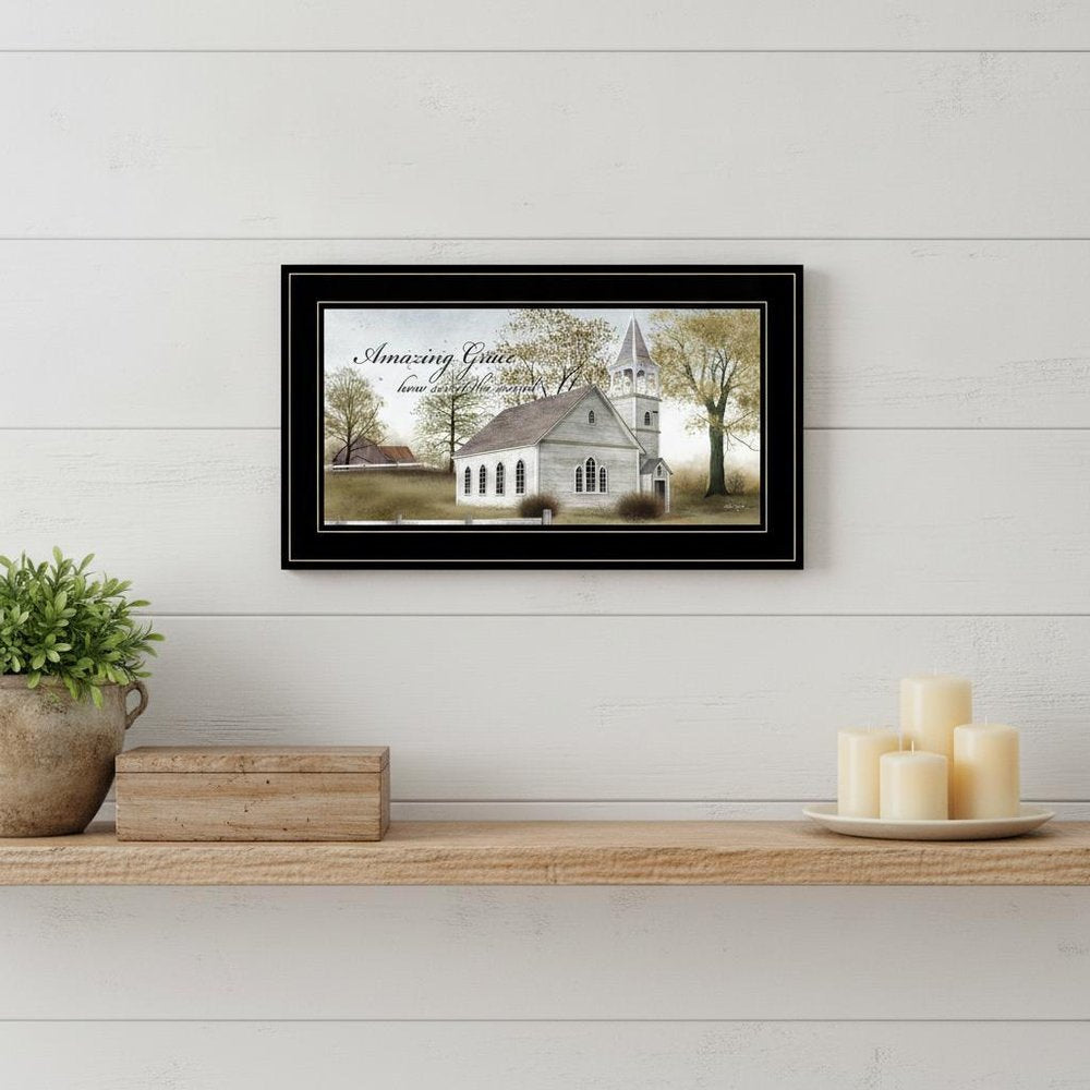 Amazing Grace 6 Black Framed Print Wall Art — view 4