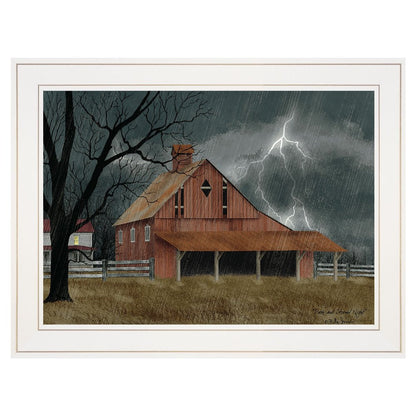 Dark and Stormy Night 2 White Framed Print Wall Art HomeRoots