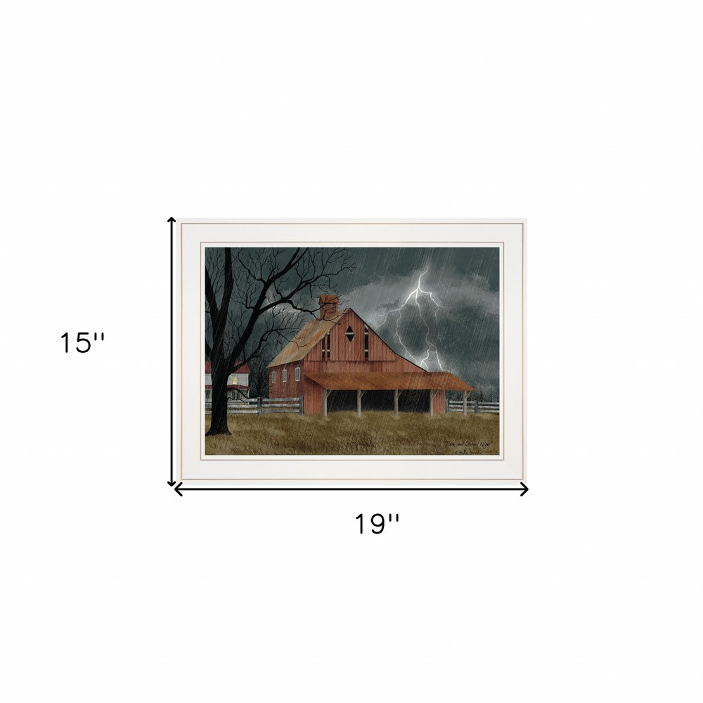 Dark and Stormy Night 2 White Framed Print Wall Art HomeRoots