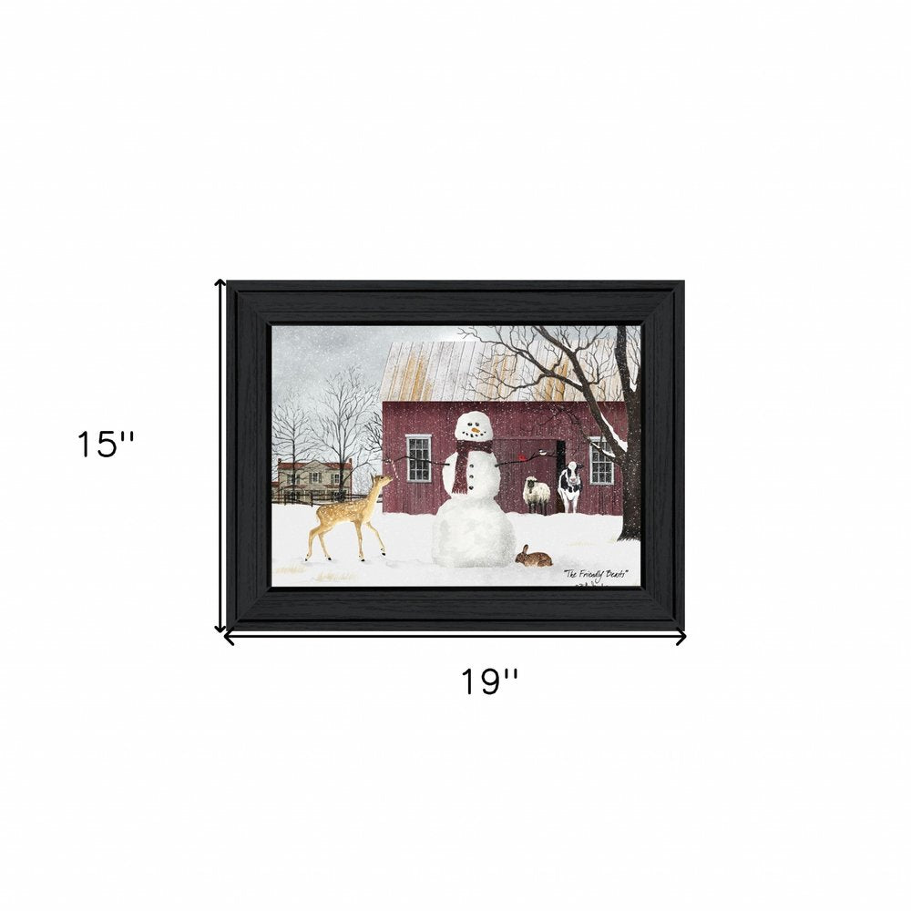 The Friendly Beasts 3 Black Framed Print Wall Art HomeRoots